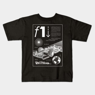 F1 Space Graphic Kids T-Shirt